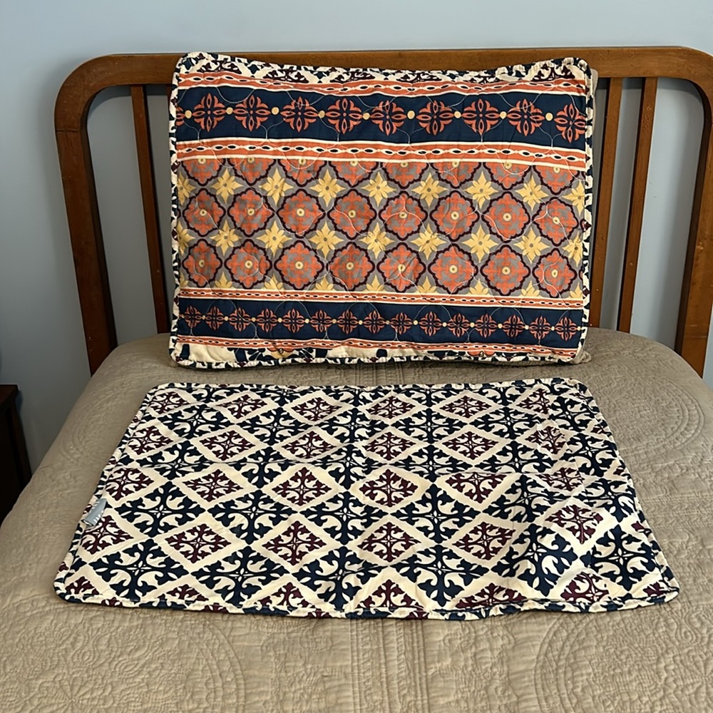 VCNY quilted standard shams (2)
